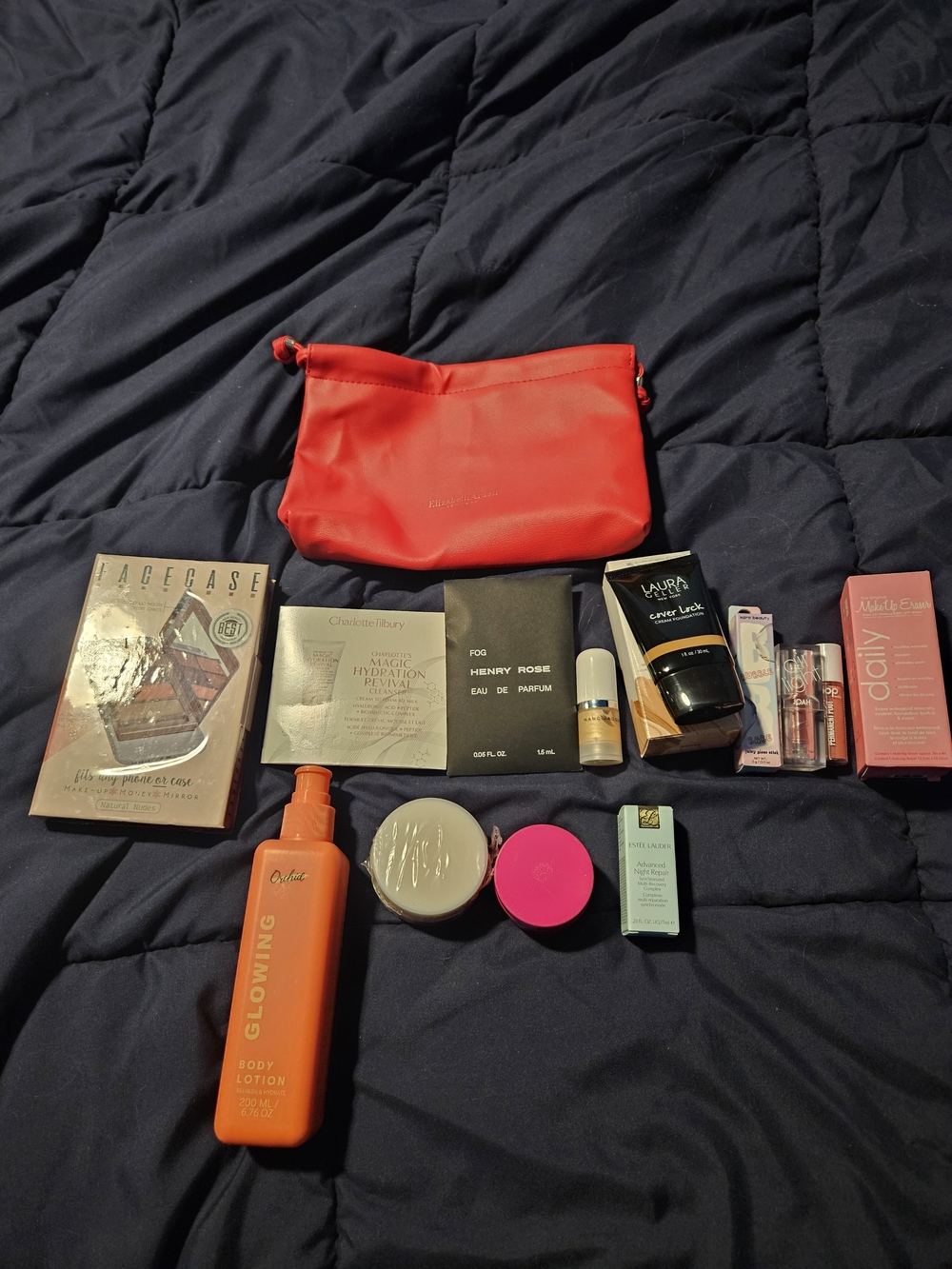 Mixed Beauty Bundle New Makeup Skincare  Gift Set with Cosmetic Bag